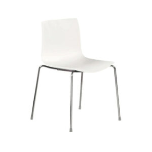 alquiler de mobiliario para eventos - Silla blanca pequeña Mobilario Servis