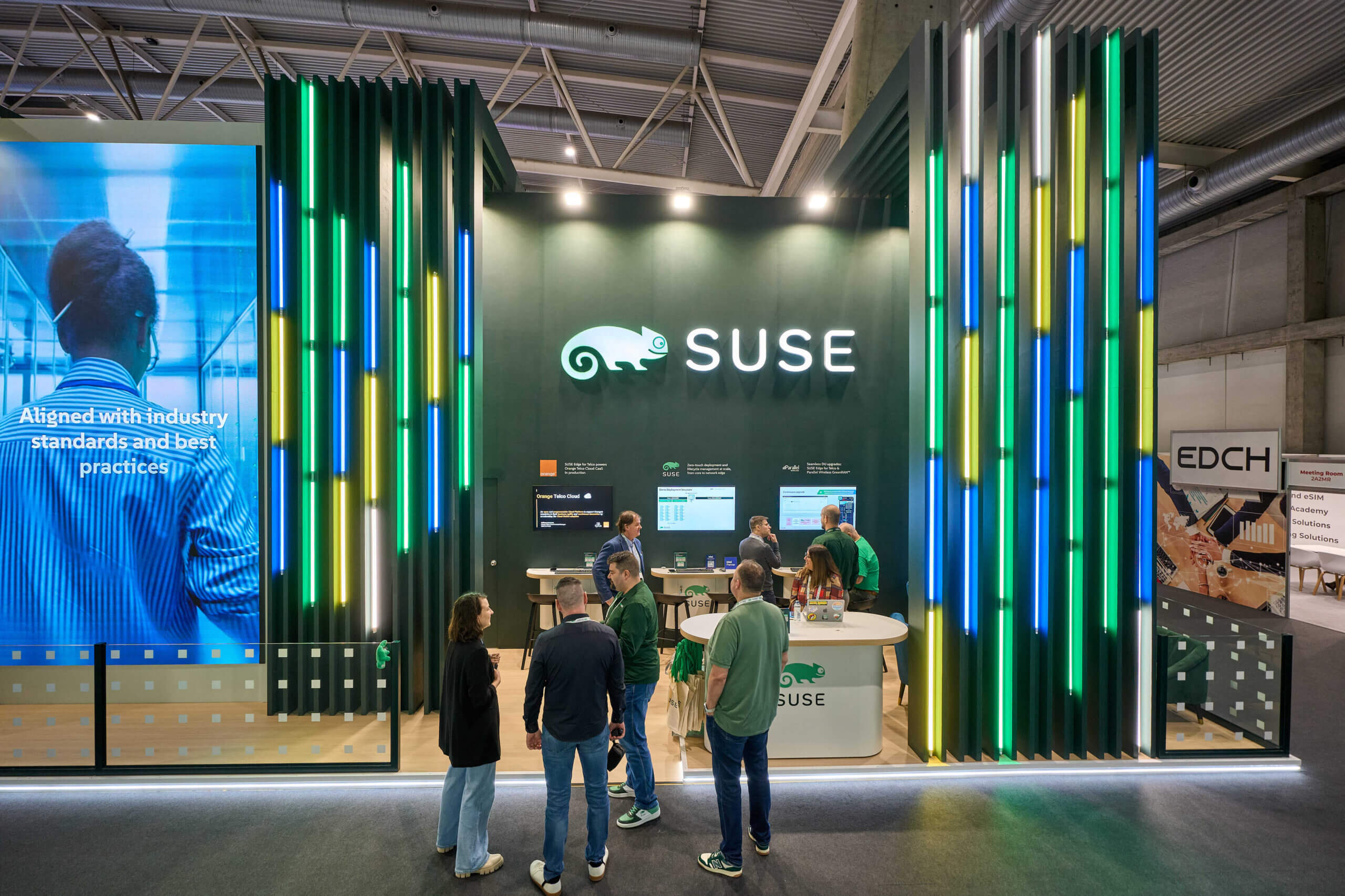 Stand de Suse en el MWC