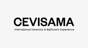 Logo de Cevisama en fondo gris