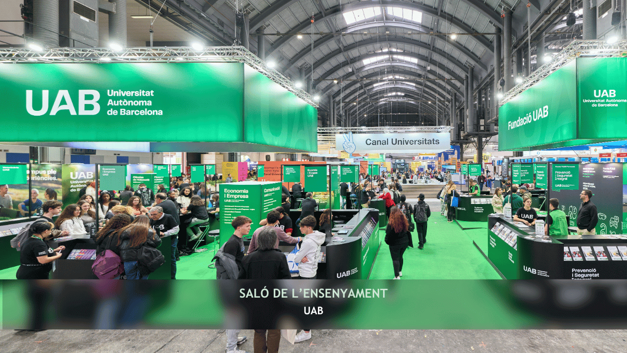 STAND EN SALÓ DE L'ENSENYAMENT DE UAB