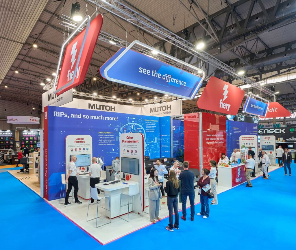 Stand FIERY – FESPA – Vista