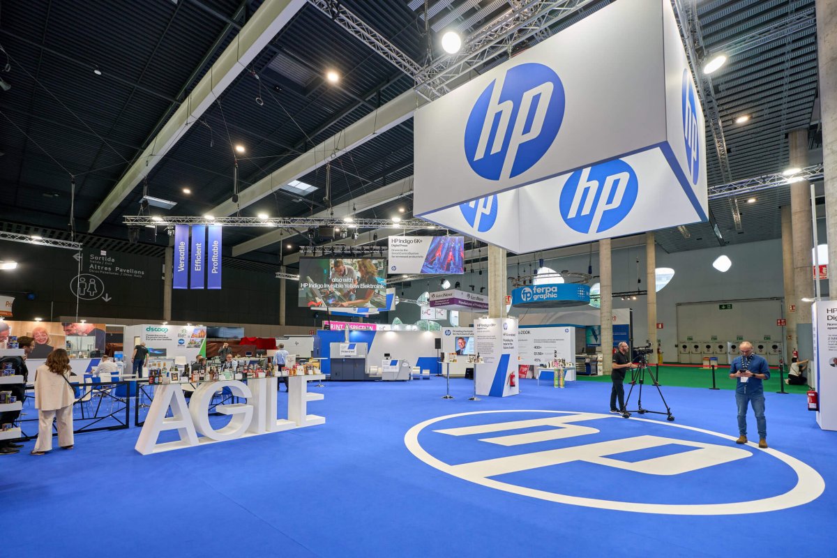 Stand de HP en LabelExpo