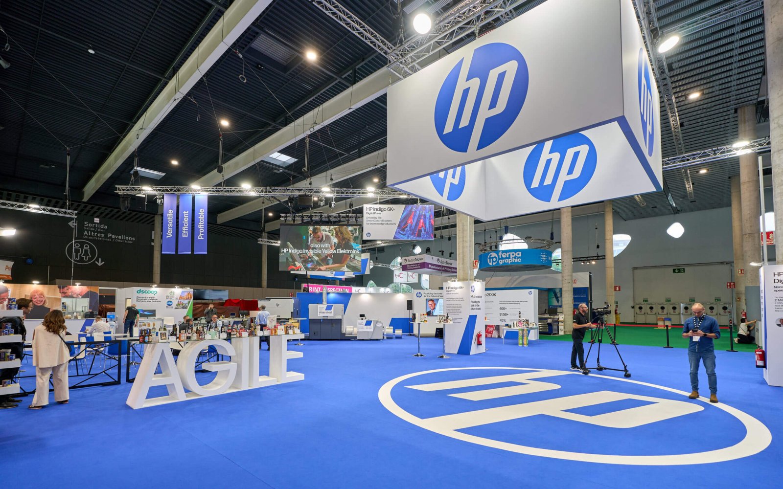 Stand de HP en LabelExpo