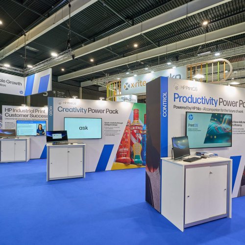 Stand de HP en labelexpo