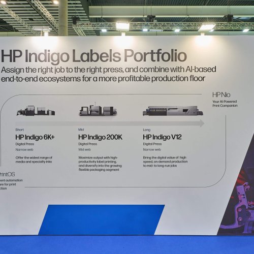 Stand de HP en labelexpo