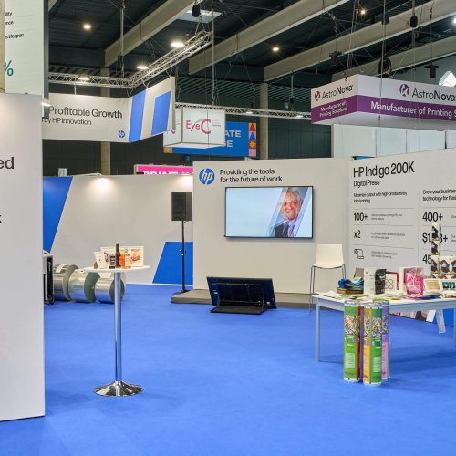 Stand de HP en labelexpo