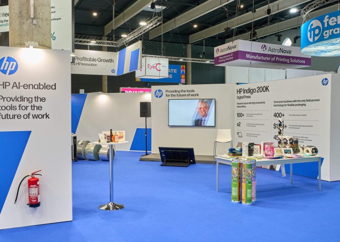 Stand de HP en labelexpo