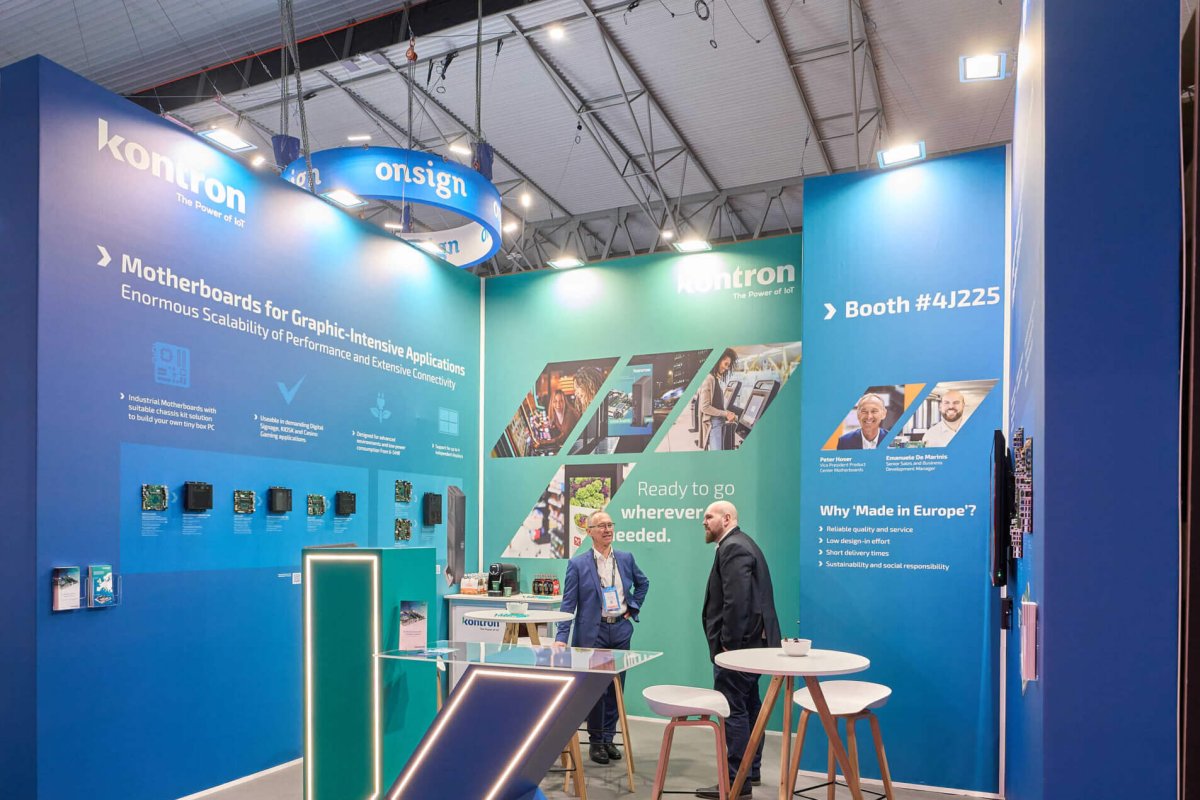 STAND KONTRON 3 VECINOS EN ISE