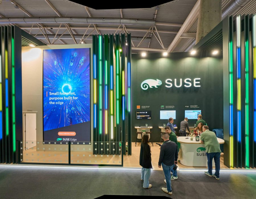 Stand de Suse en el MWC
