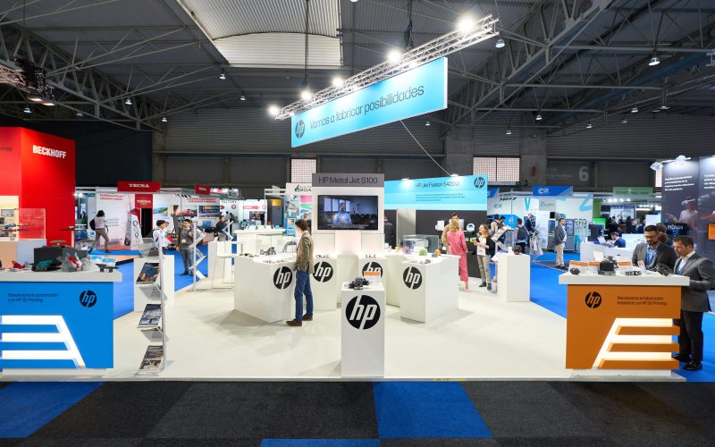 Stand de HP en Advanced Factories